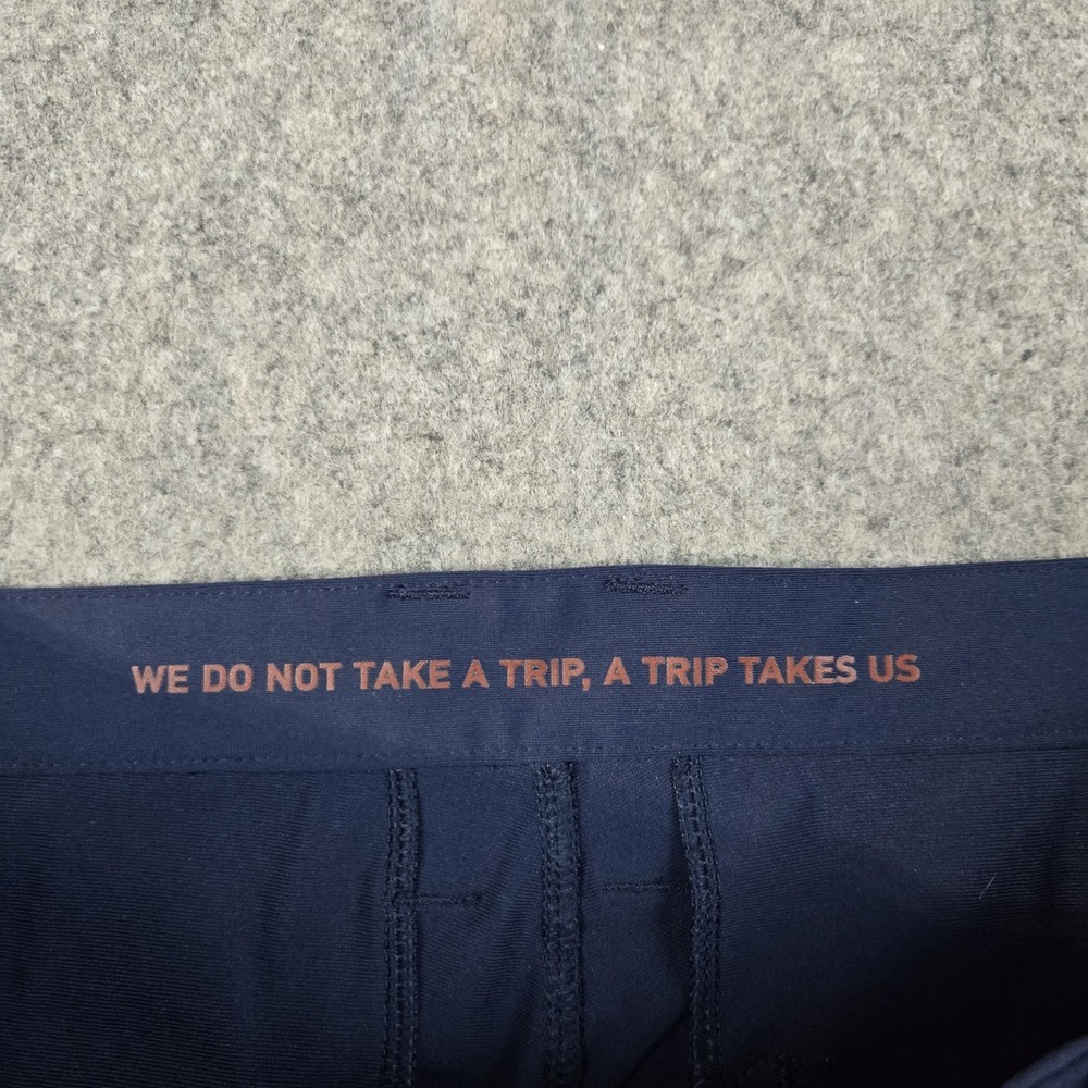 Rhone Pants Mens 31 Blue Golf Preppy Stretch Performance Commuter‎ Slim Fit - Picture 5 of 14
